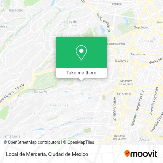 Local de Mercería map