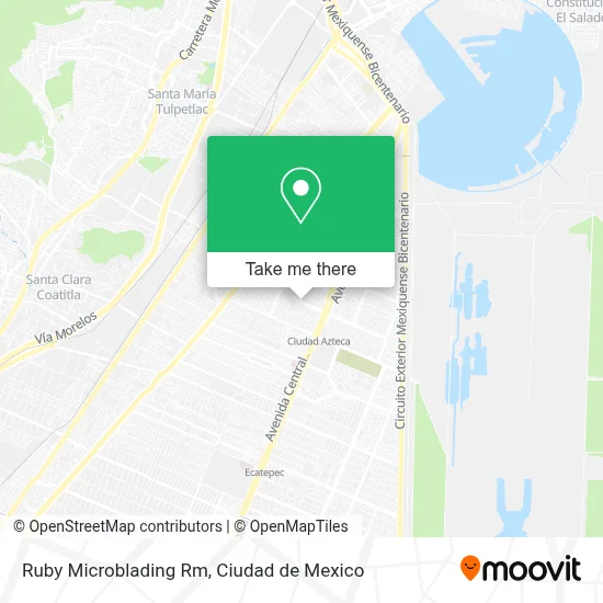 Ruby Microblading Rm map