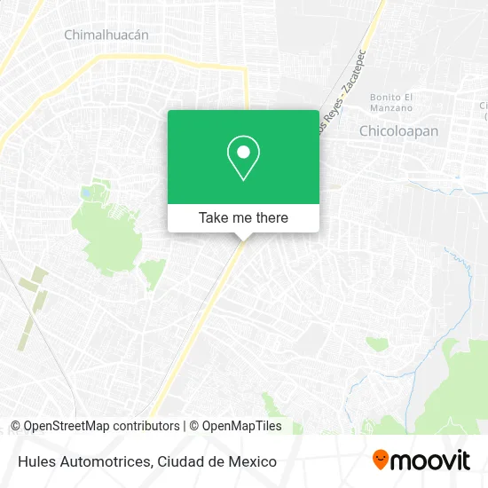 Hules Automotrices map