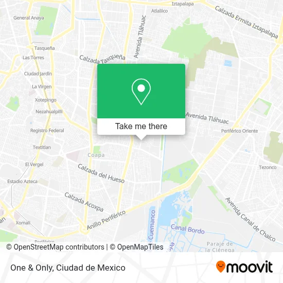 One & Only map