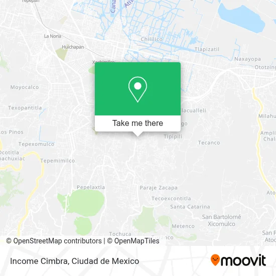 Income Cimbra map