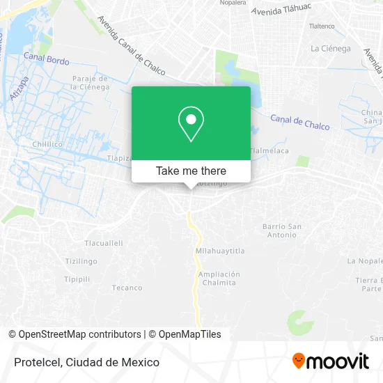 Protelcel map