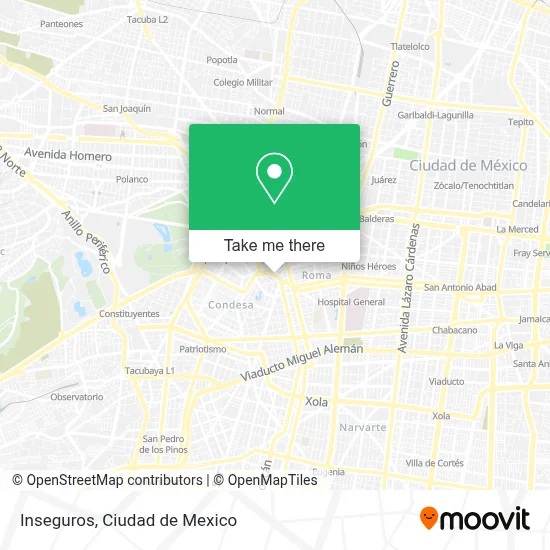 Inseguros map