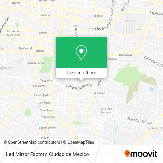Led Mirror Factory map