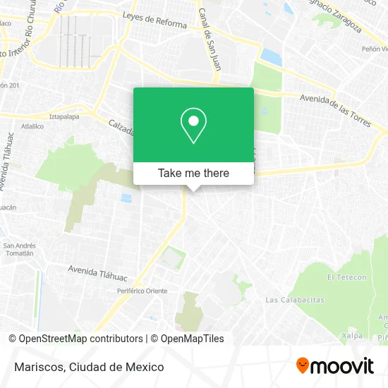 Mariscos map