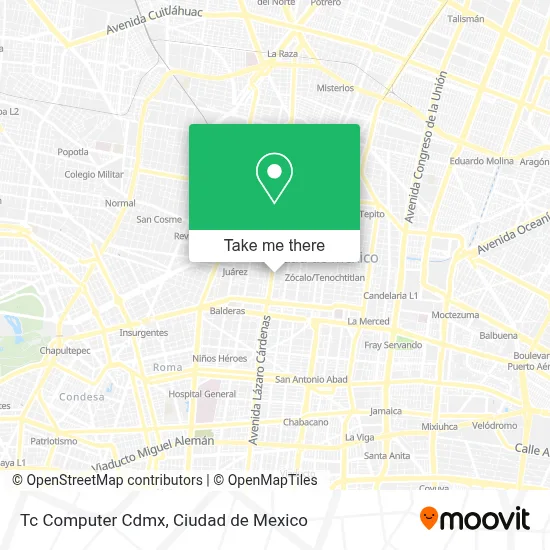 Tc Computer Cdmx map