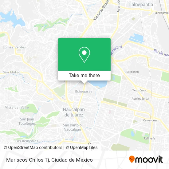 Mariscos Chilos Tj map