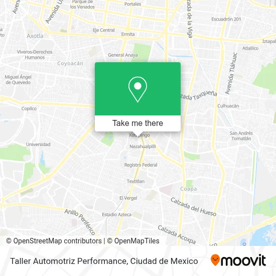 Taller Automotriz Performance map