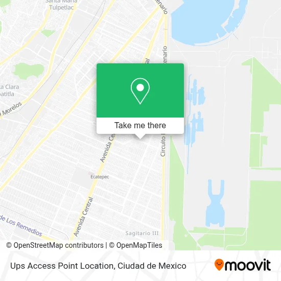Ups Access Point Location map