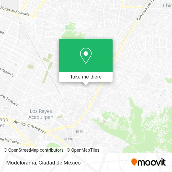 Modelorama map