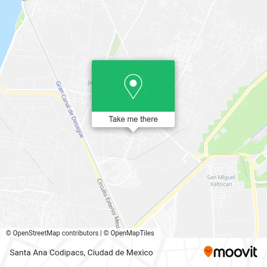 Santa Ana Codipacs map