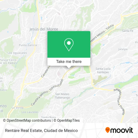Rentáre Real Estate map