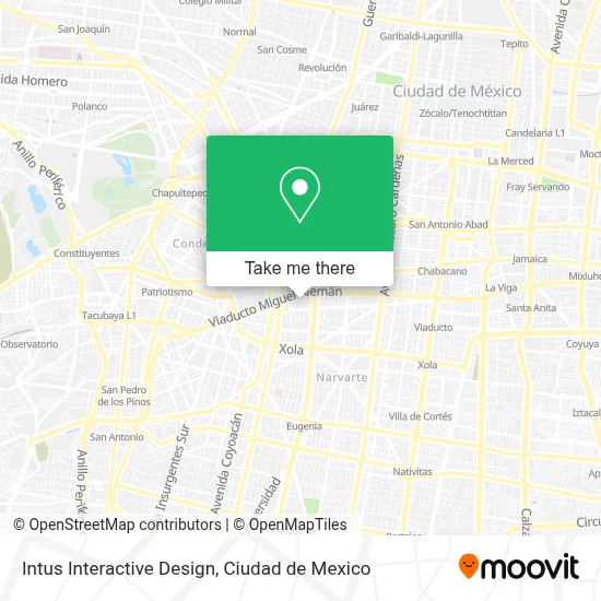 Intus Interactive Design map