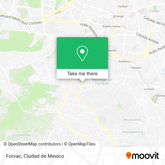 Forvac map