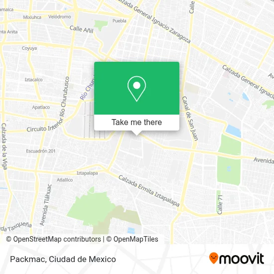 Packmac map