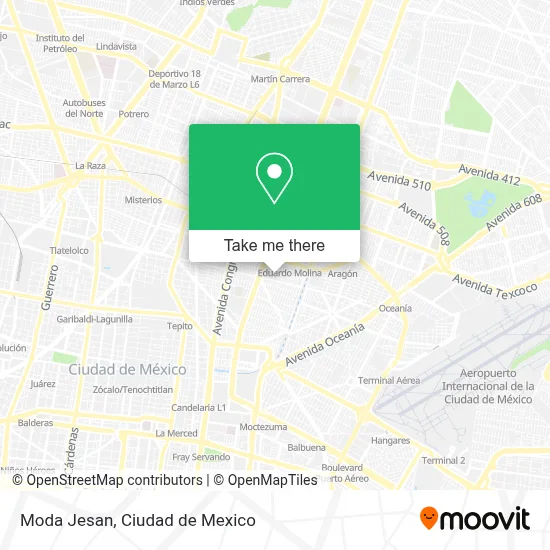 Moda Jesan map