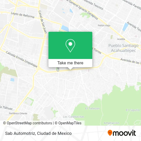 Sab Automotriz map