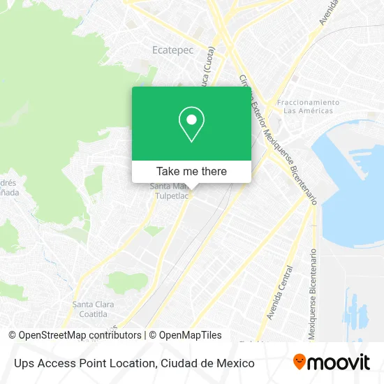 Ups Access Point Location map