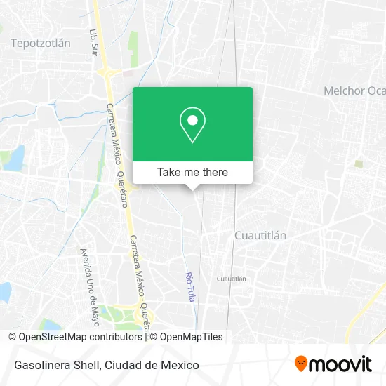Gasolinera Shell map