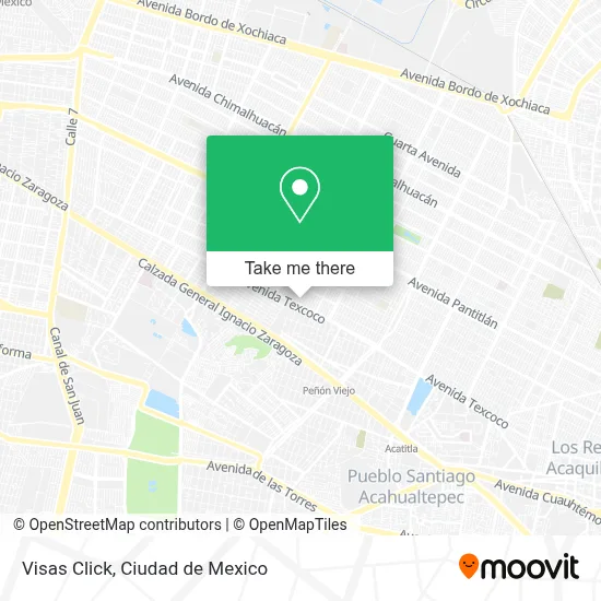 Visas Click map