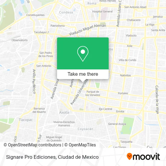 Signare Pro Ediciones map