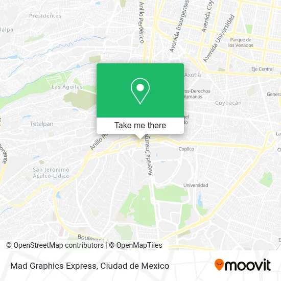 Mad Graphics Express map