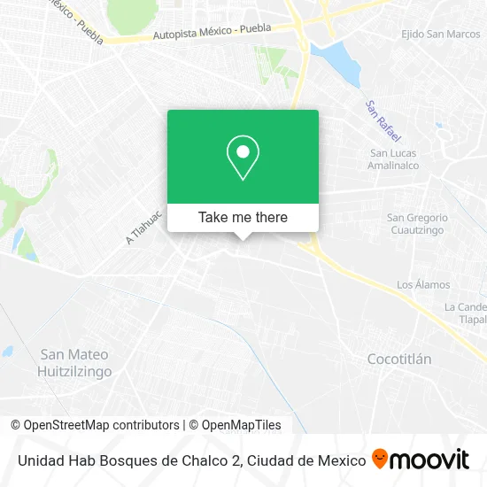 Unidad Hab Bosques de Chalco 2 map