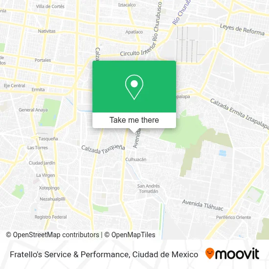 Fratello's Service & Performance map