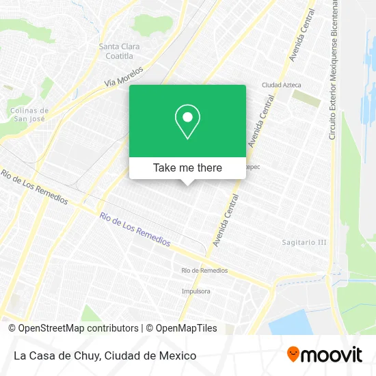 La Casa de Chuy map