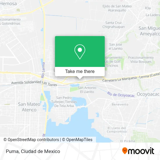 Puma map