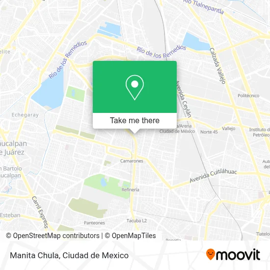 Manita Chula map