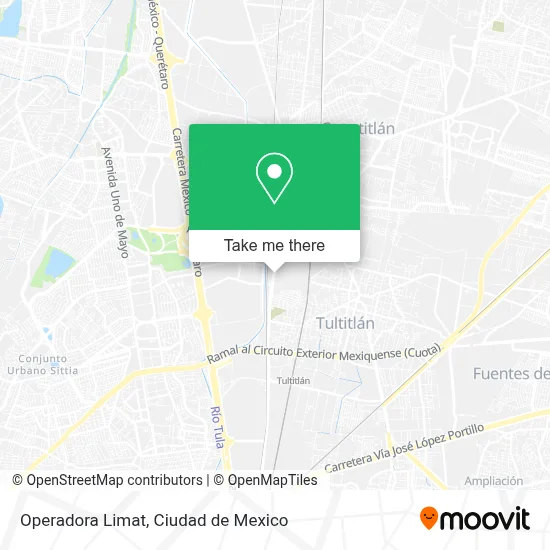 Operadora Limat map