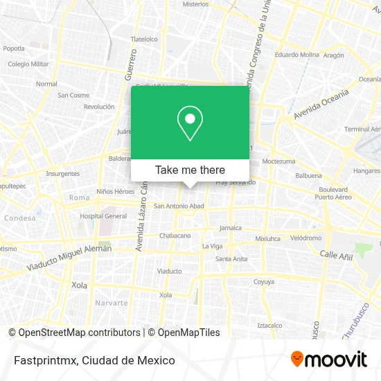 Fastprintmx map