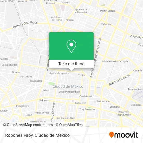 Ropones Faby map