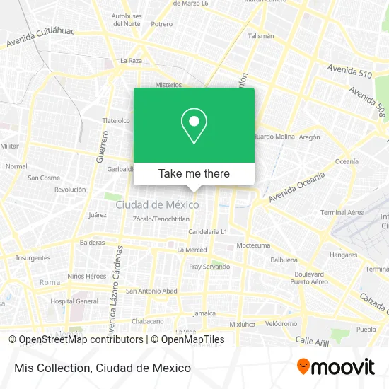 Mis Collection map