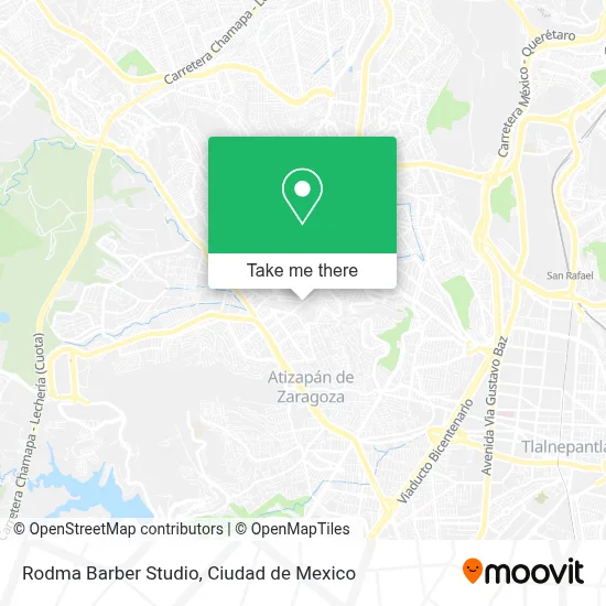 Rodma Barber Studio map