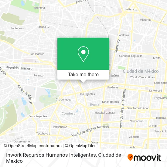 Inwork Recursos Humanos Inteligentes map