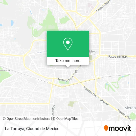 La Tarraya map