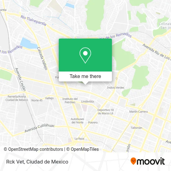 Rck Vet map