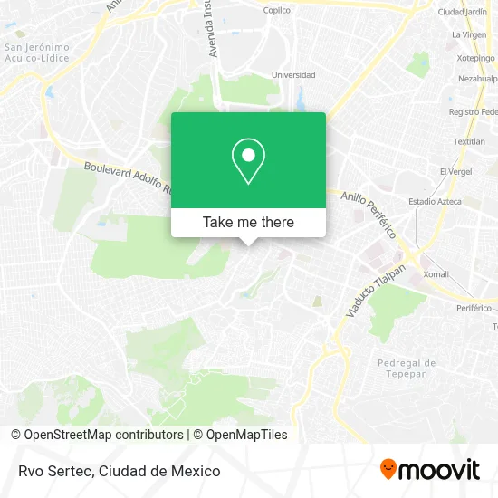 Rvo Sertec map