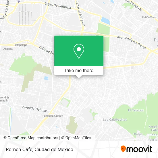 Romen Café map