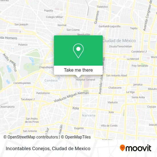 Incontables Conejos map