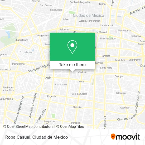 Ropa Casual map