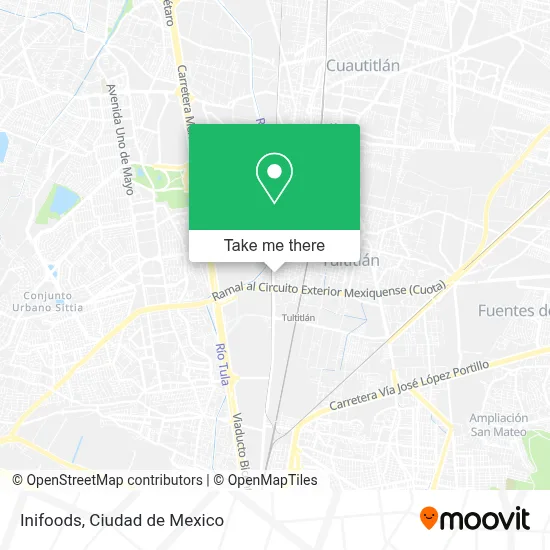 Inifoods map