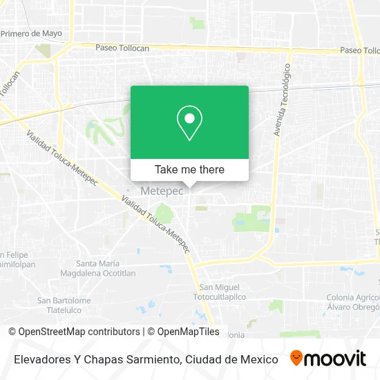 Elevadores Y Chapas Sarmiento map