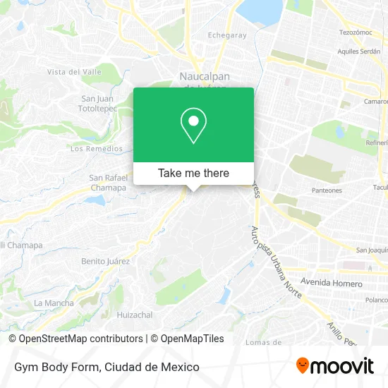 Gym Body Form map