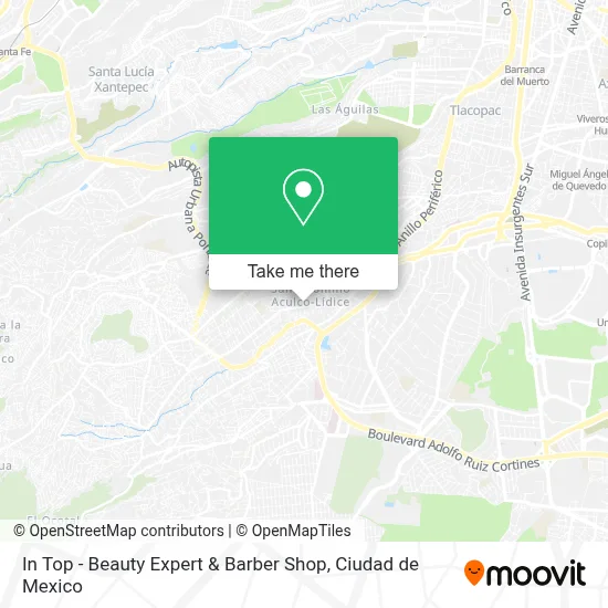In Top - Beauty Expert & Barber Shop map