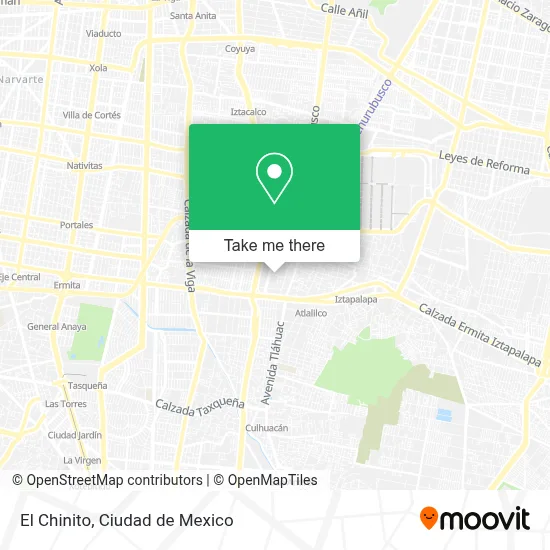 El Chinito map