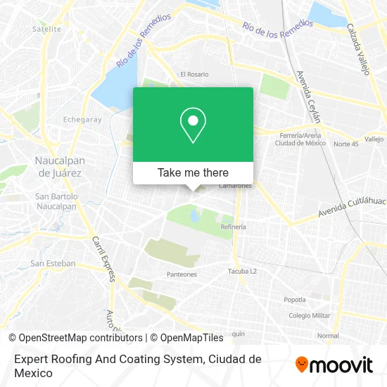 Expert Roofing And Coating System map