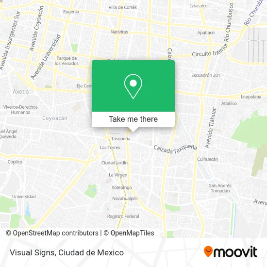 Visual Signs map